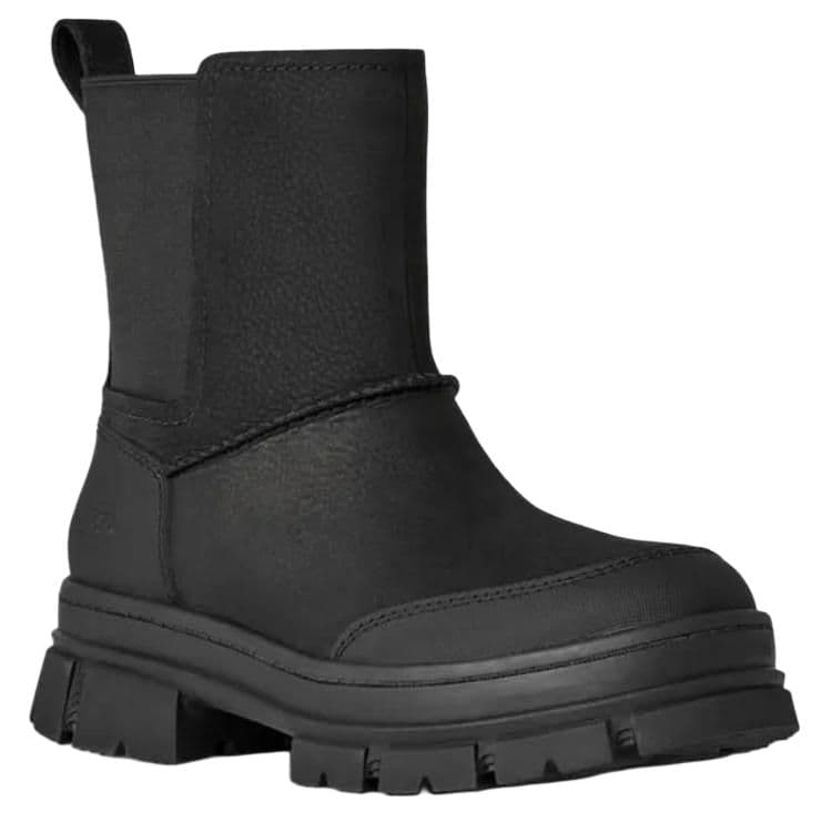 Сапоги UGG Ashton Ботильоны Женские Черные - изображение 3