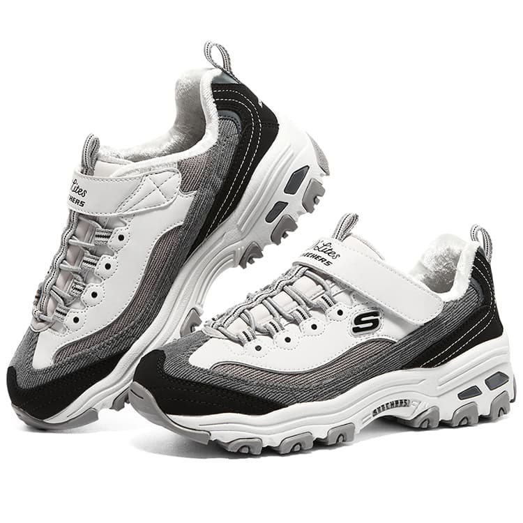 Кроссовки Skechers Устойчивые к истиранию противоскользящие амортизирующие и легкие детские повседневные туфли с низким верхом - изображение 3