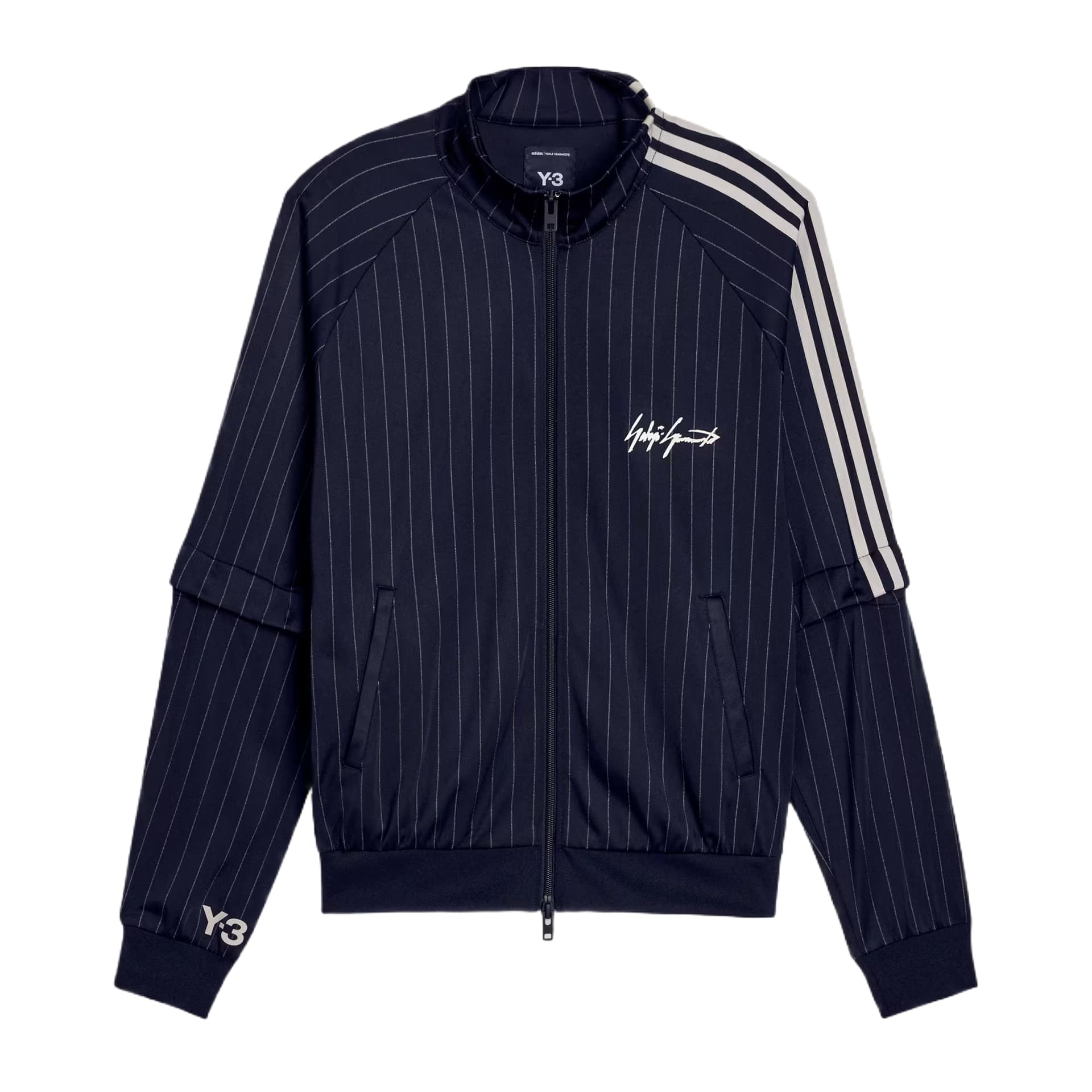 Куртка Y-3 Basketball Detachable Sleeve Striped Jacket Mens - изображение 1