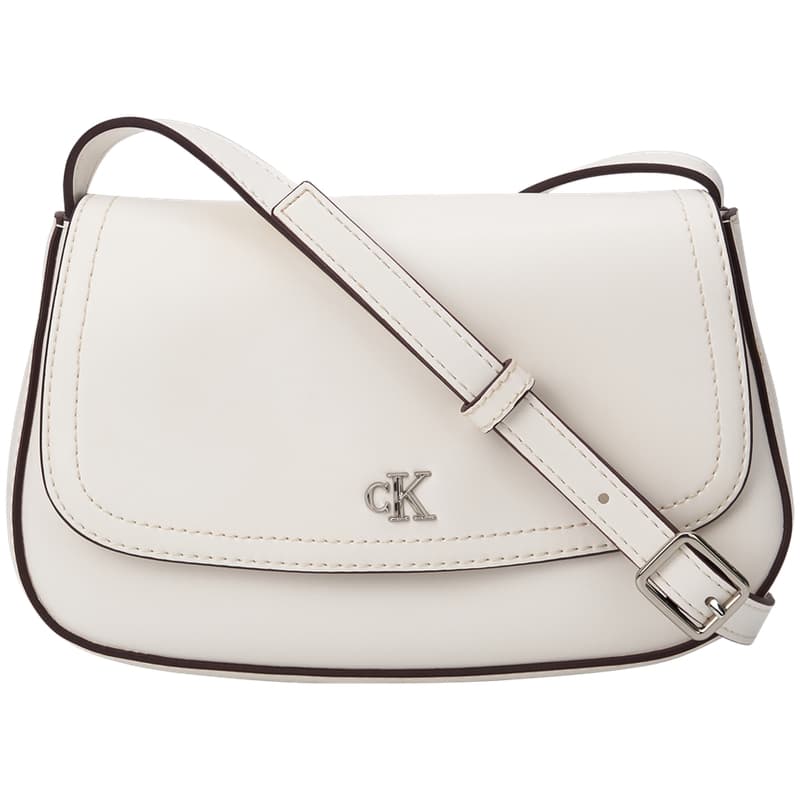 Сумка через плечо Calvin Klein Синтетический материал Сумка через плечо Средняя Женская Лунно-белая - изображение 1