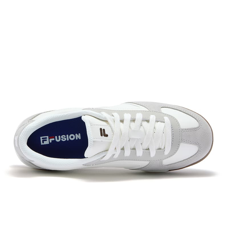 Кроссовки FILA FUSION WING Wings Shoes Низкие Кеды Скейтборд Обувь Женская Белая Серая - изображение 6
