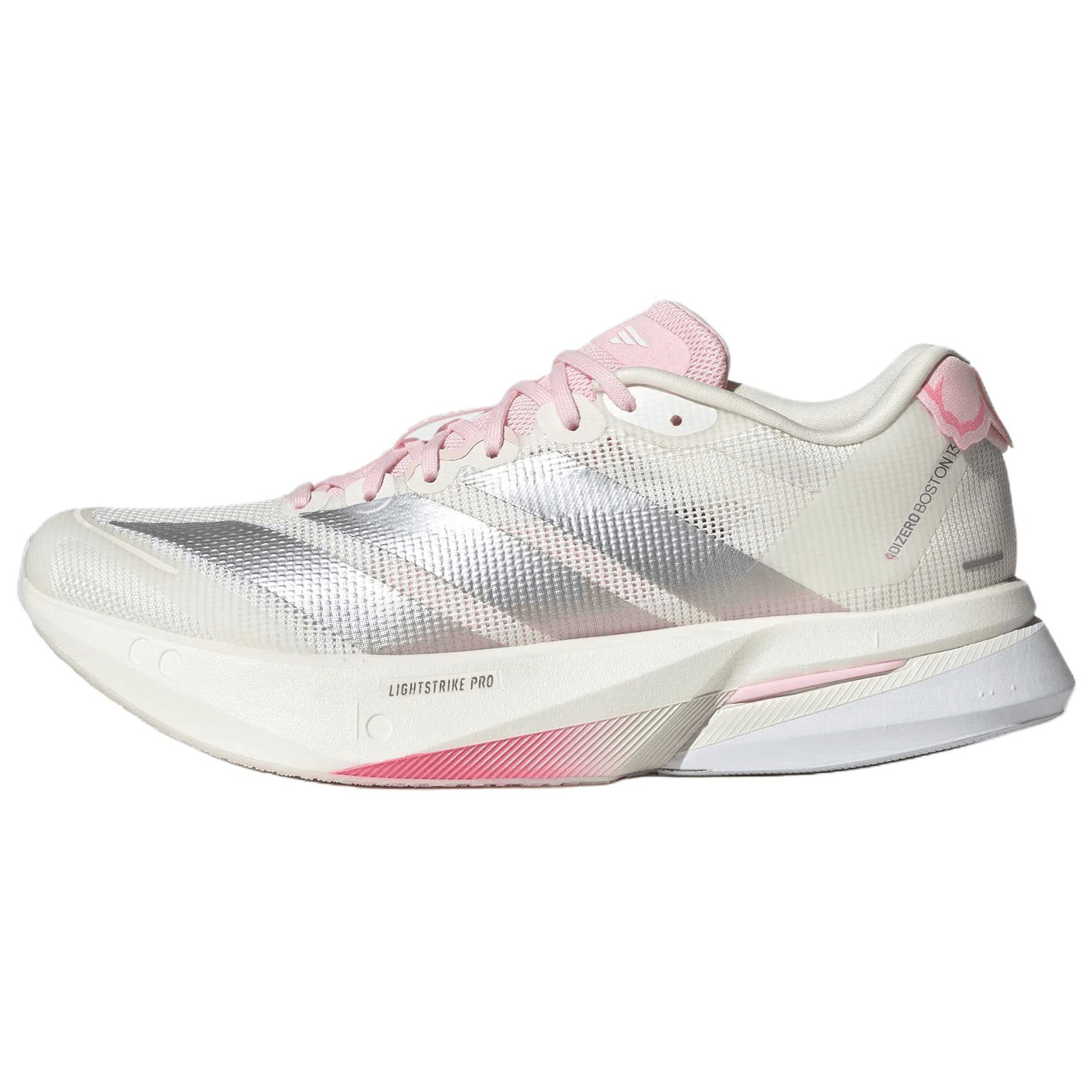 Кроссовки для бега Adidas Adizero Boston 13 Дышащий Лоу-топы Марафон Гонки Беговые кроссовки Женские Ярко-белый - изображение 1
