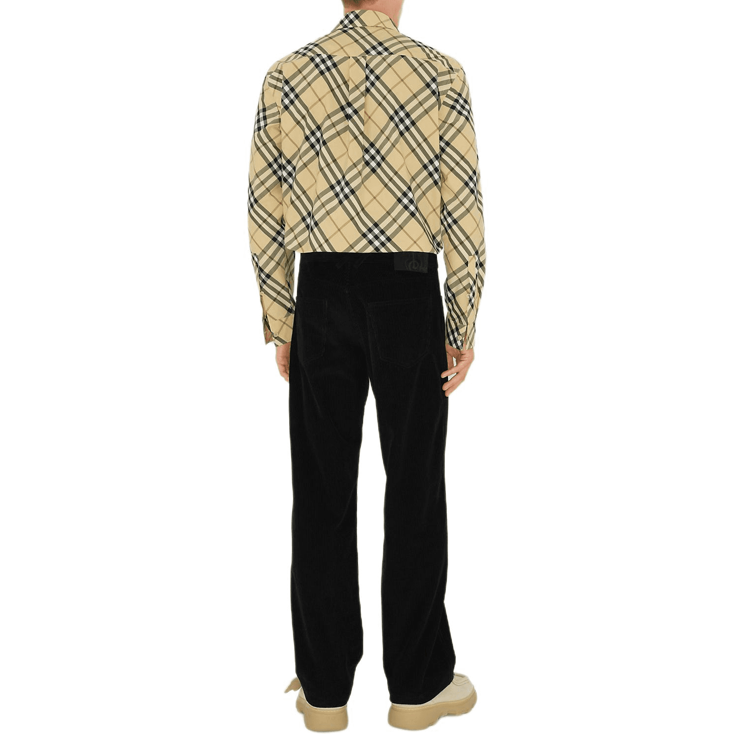 Рубашка Burberry Желтые Мужские Рубашки - изображение 3