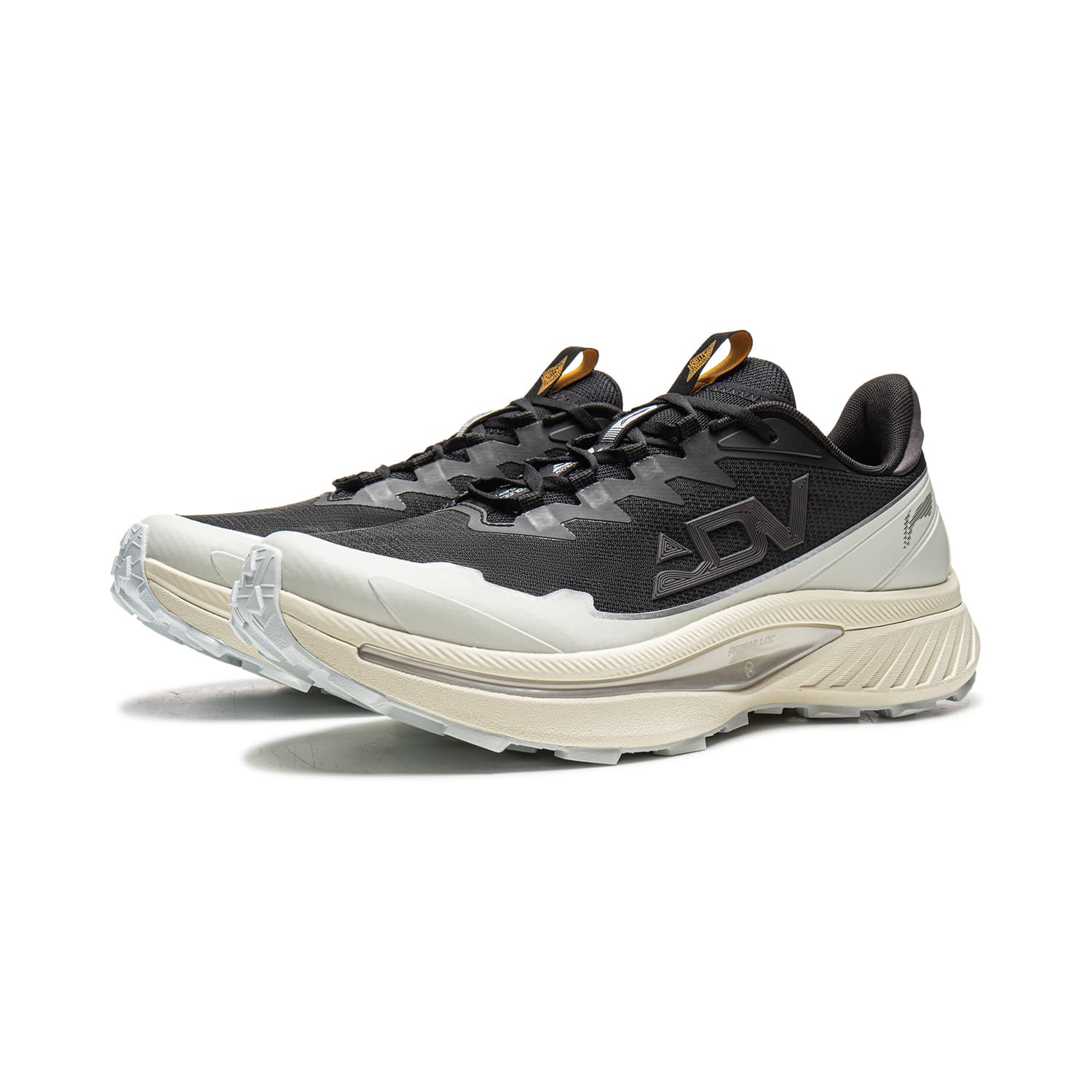 Кроссовки для бега Li NING Chasing The Sky Low Top Trail Беговые кроссовки Мужские Черно-белые - изображение 3