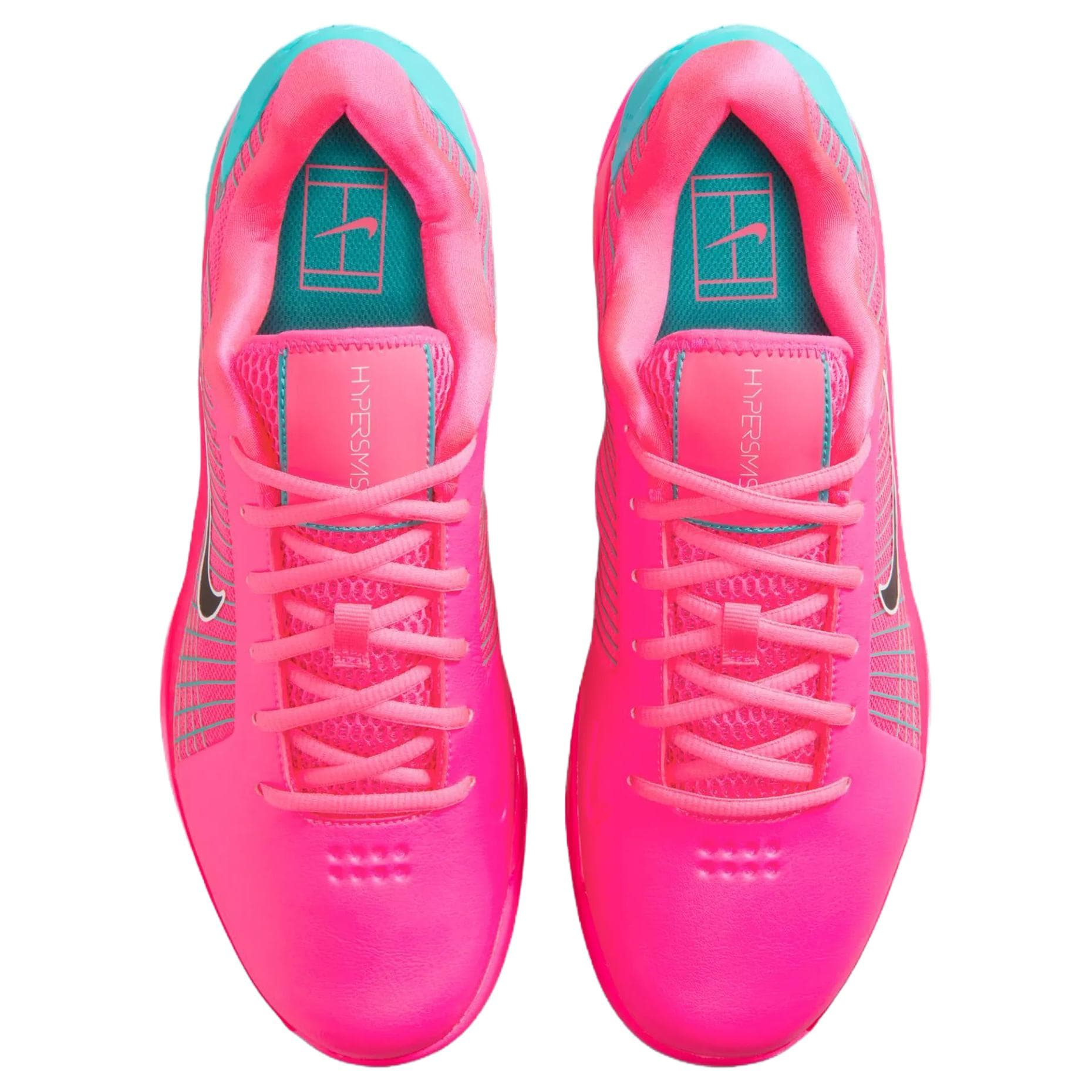 Кроссовки для тенниса Nike Vapor 12 Support Отскок Низкие Кроссовки для Тениса Мужские Темно-Ярко-Розовые - изображение 4