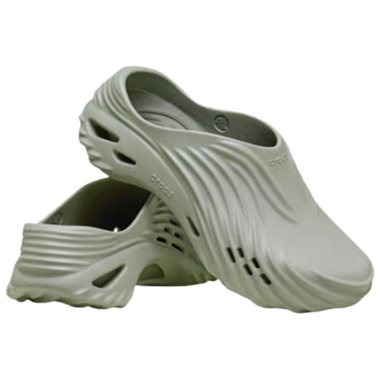 Сабо Crocs Echo Wave ЭВА Сабо Резина Унисекс Зеленый - изображение 3
