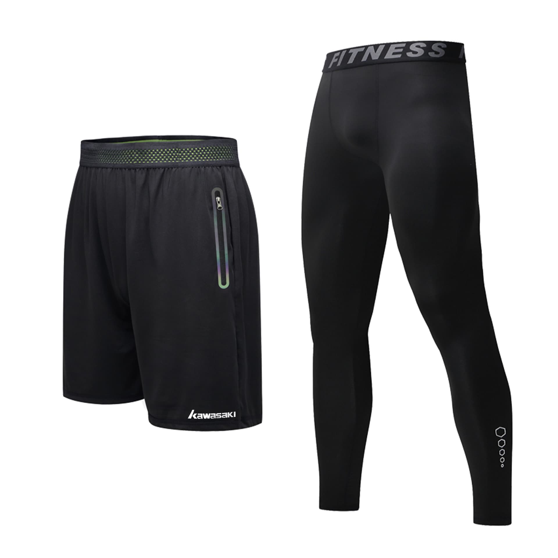 Спортивная одежда Kawasaki Black Unisex Спортивные брюки - изображение 2