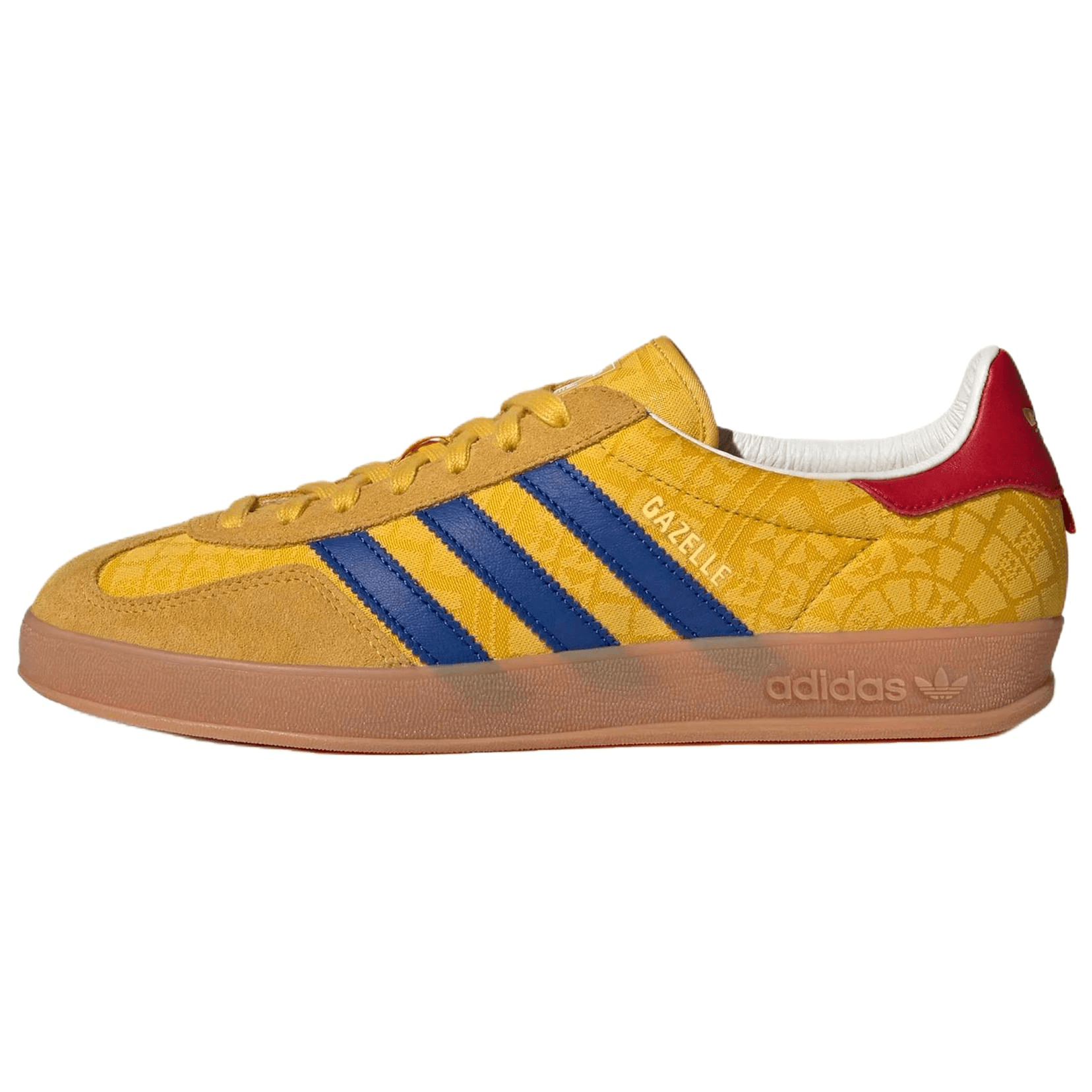 Кроссовки Adidas Originals GAZELLE INDOOR Кеды немецкой армии (GAT) Унисекс Желтые - изображение 1