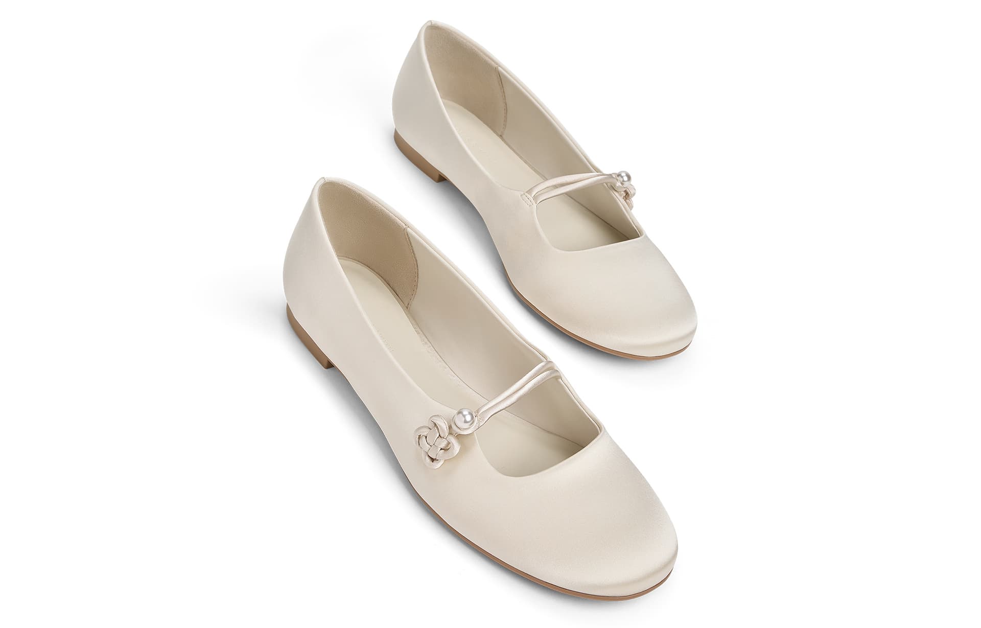 CHARLES KEITH Маленький CK Ткань Тонкие и Без Форма Туфли Мэри Джейн 0,9см Женские - изображение 3