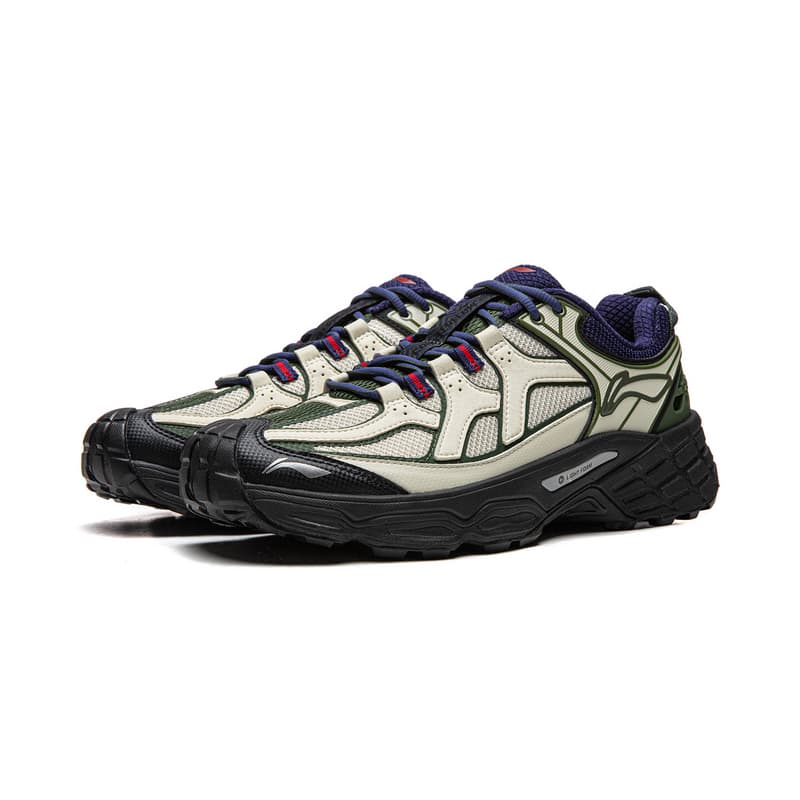 Кроссовки Li NING Outdoor Counterflow Linying Комфортная поддержка Oтскок Low Топ Походная обувь Унисекс - изображение 3