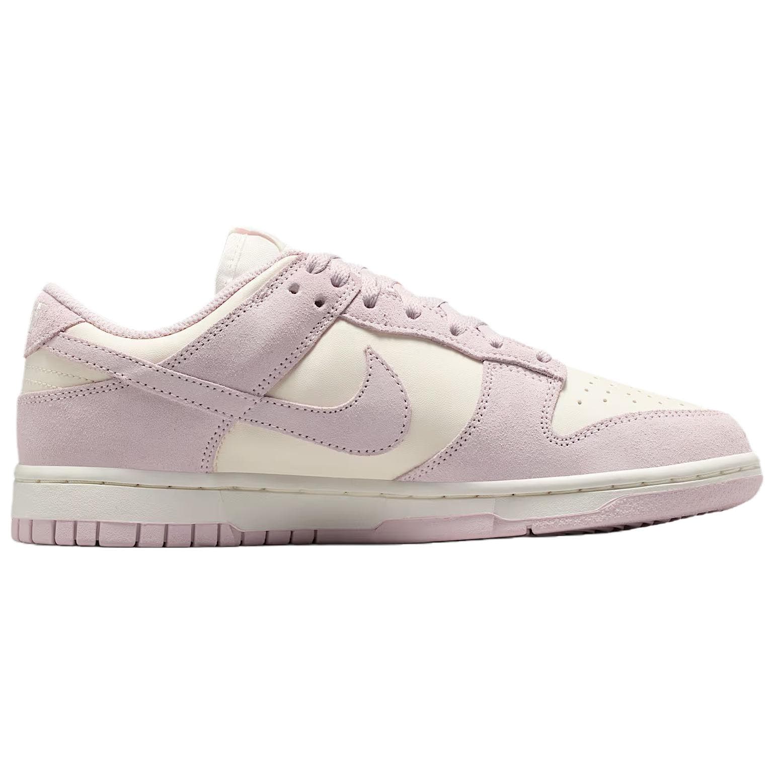 Кроссовки Nike Dunk Синтетическая кожа кожа амортизация низкий топ скейтборд обувь женский белый розовый - изображение 2