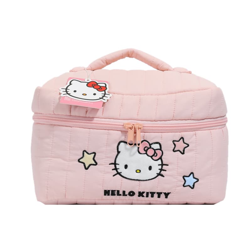 Sanrio Hello Kitty Нейлоновый Путешественный Сумка для Хранения Женская Белый Синий Розовый - изображение 1