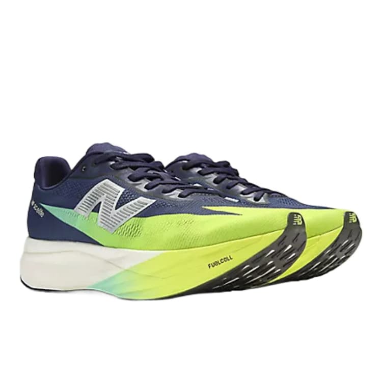 Кроссовки для бега New Balance FuelCell SuperComp Elite v5 Сетчатая ткань Дышащий Низкий Топ FuelCell Беговые кроссовки Женские - изображение 3