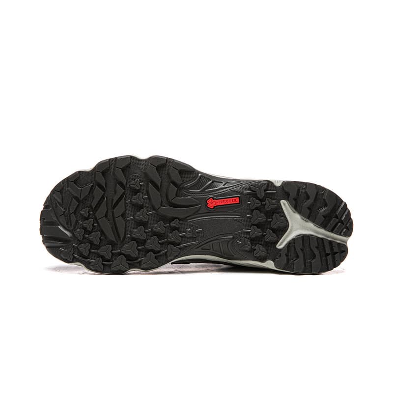 Кроссовки Li NING Outdoor Counterflow Linying Комфортная поддержка Oтскок Low Топ Походная обувь Унисекс Серебристо-серый - изображение 6