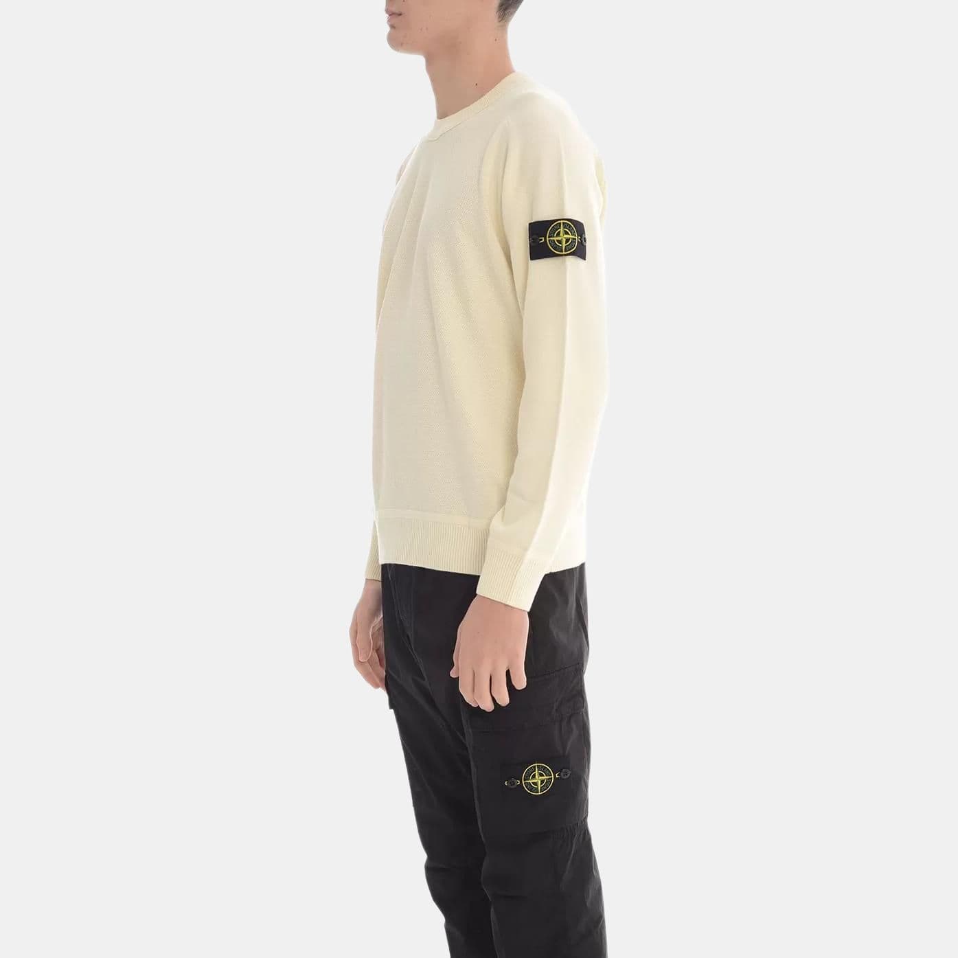 STONE ISLAND Трикотаж Мужской Бежевый - изображение 3