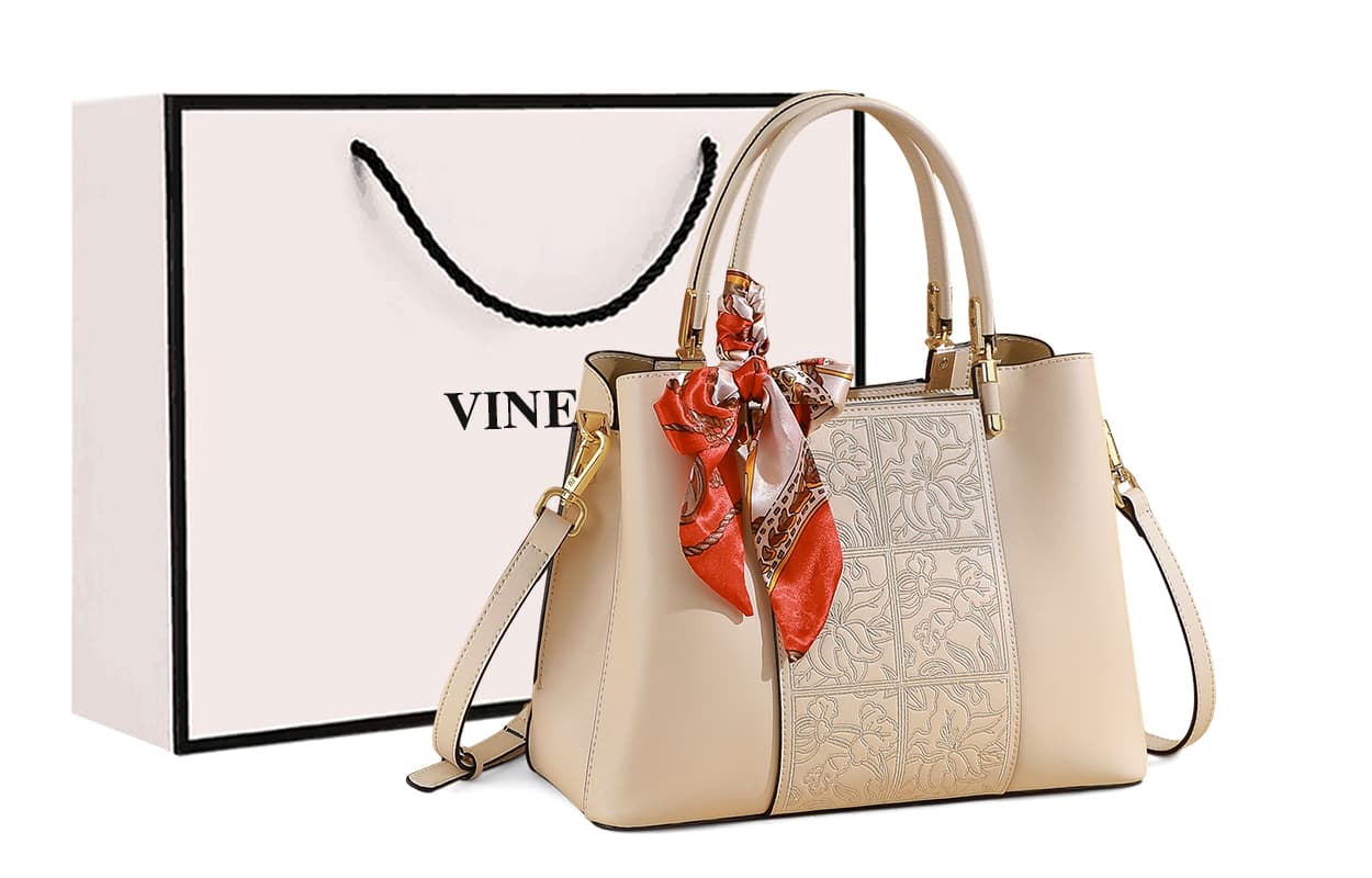 Сумка VINEY Коровья кожа Сумки Женские Абрикос - изображение 2