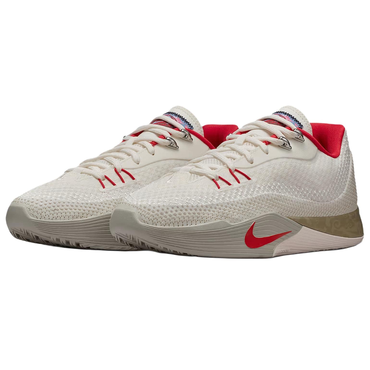 Кроссовки для баскетбола Nike S.T. Flare Low Топ Баскетбольные кроссовки Унисекс Бежевый - изображение 3