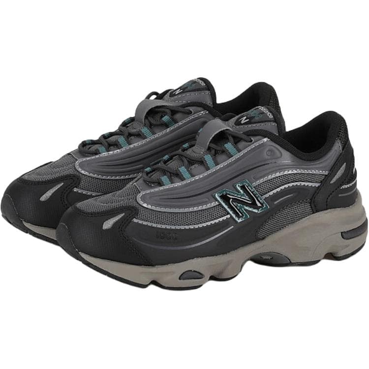 Кроссовки New Balance NB 1000 Кожа Текстиль Противоскользящий Устойчивый к истиранию Дышащий Низкий Верх Детская Беговая Обувь - изображение 3