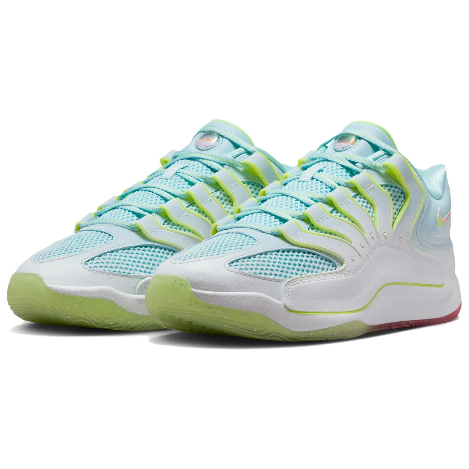 Кроссовки для баскетбола Nike KD 18 Дышащая Поддержка Амортизация Баскетбольные Кроссовки Мужские Белый Синий - изображение 3