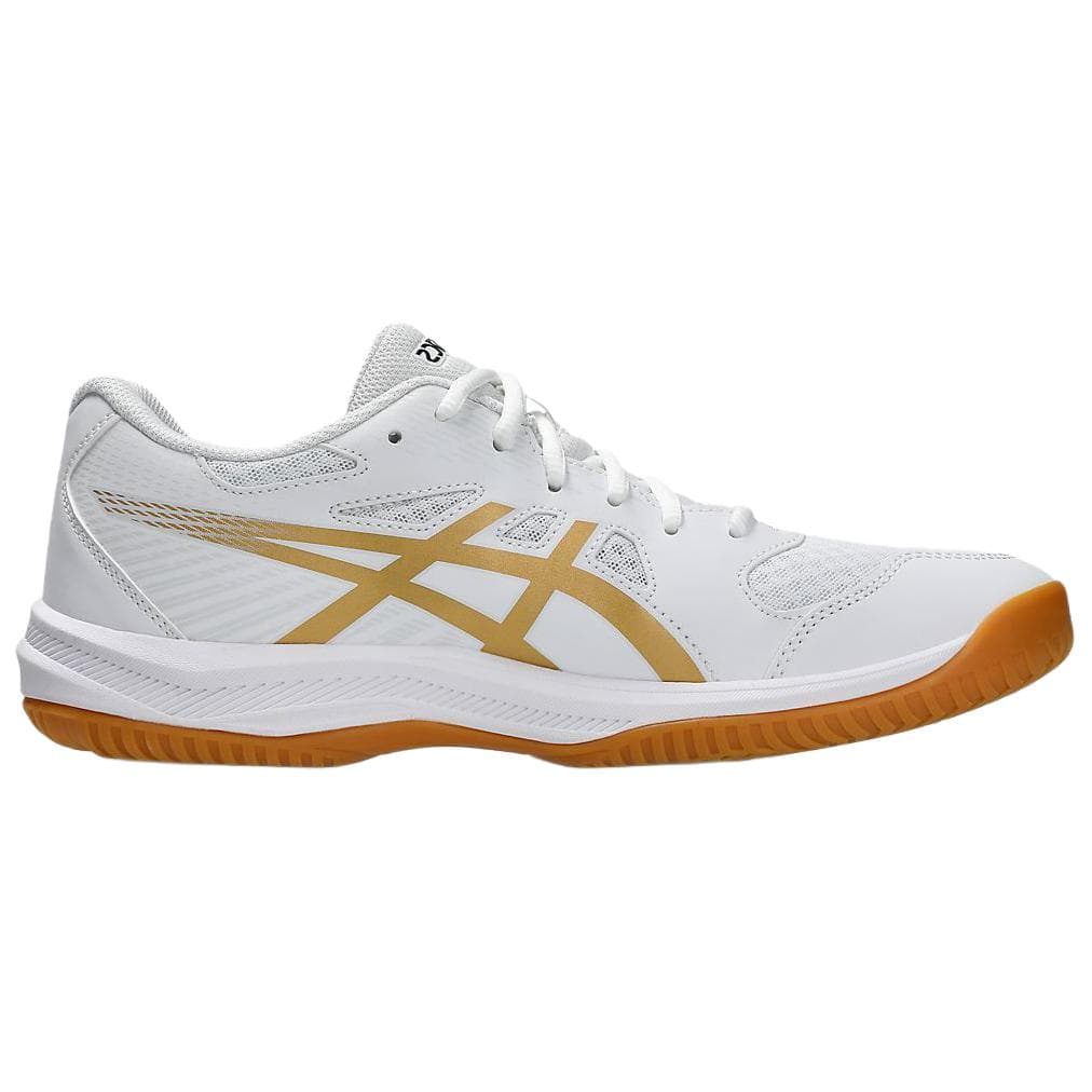 Кроссовки для спортзала Asics Износостойкие Дышащие Тренировочные Кроссовки Мужские Белый Золото - изображение 2