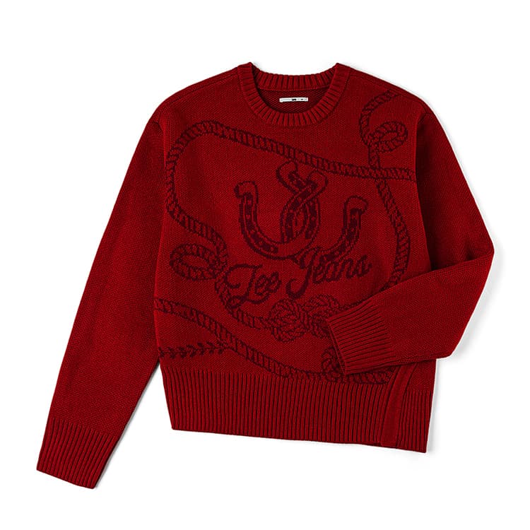 Кардиган Lee Red Women's Sweaters Ли Красный Женские Свитера - изображение 1