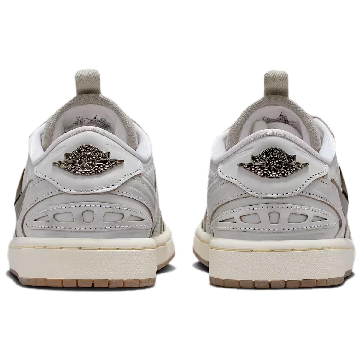 Ретро баскетбольные кроссовки Jordan Air Jordan 1 Low Топ Винтажные Баскетбольные Кроссовки Женские Светло-Серые - изображение 5