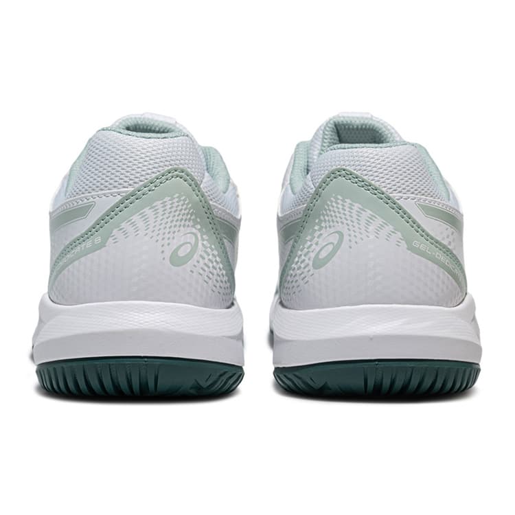 Asics Gel Dedicate 8 противоскользящие низкие детские кроссовки для тренировок белые и зеленые детские - изображение 4