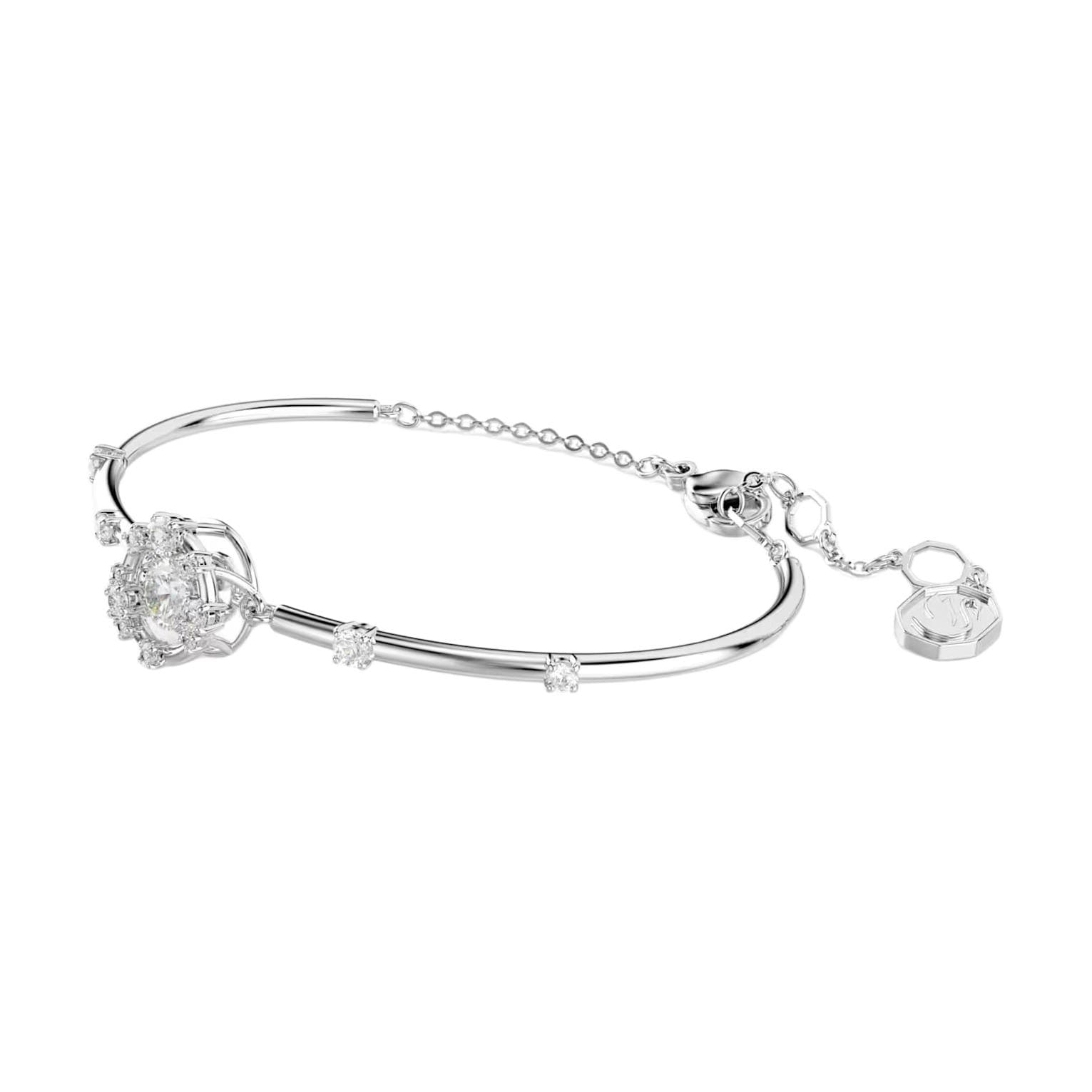 Браслет Swarovski Constella Синтетический кубический цирконий Браслеты с родиевым покрытием Унисекс Белый - изображение 3
