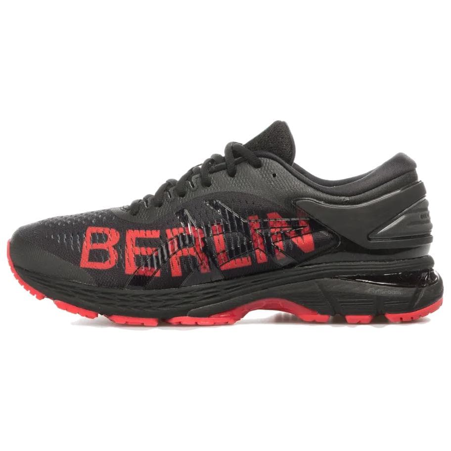 Кроссовки для бега Asics Gel Kayano 25 Поддержка Бег на длинные дистанции Обувь Женская Черная Красная - изображение 1