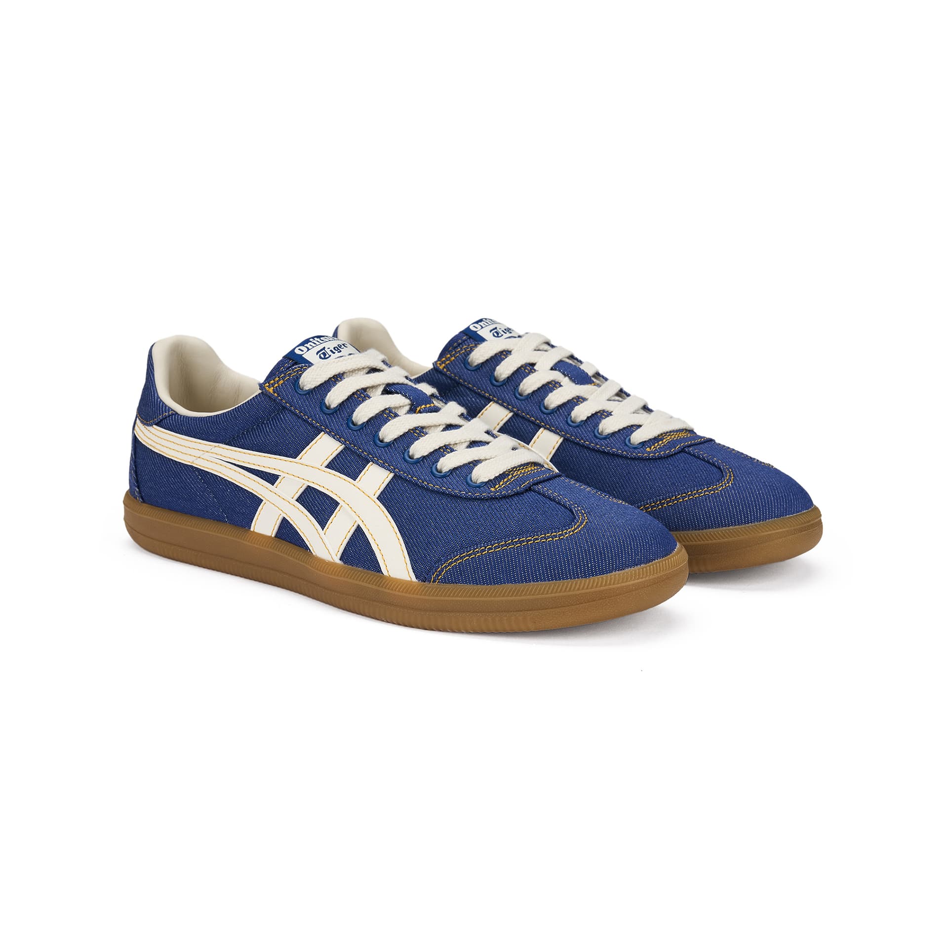 Кроссовки Onitsuka Tiger Tokuten Low Топ Кеды немецкой армии (GAT) Унисекс Синий - изображение 3