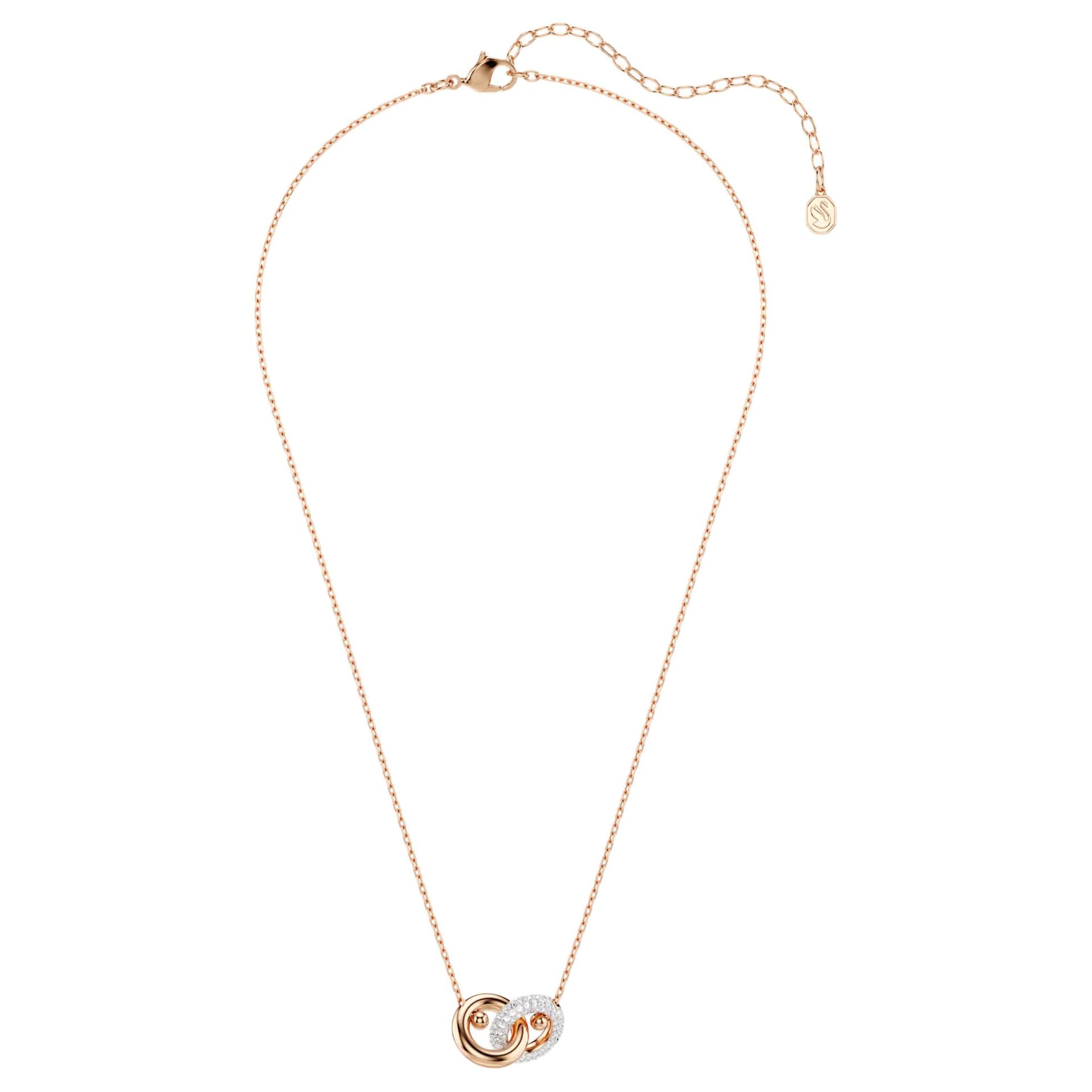 Ожерелье Swarovski Dextera Ожерелья Женские Белый Розовое Золото - изображение 2