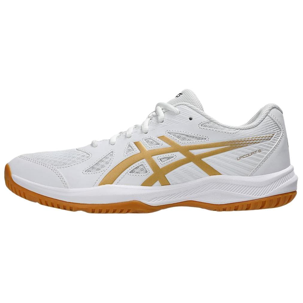 Кроссовки для спортзала Asics Износостойкие Дышащие Тренировочные Кроссовки Мужские Белый Золото - изображение 1