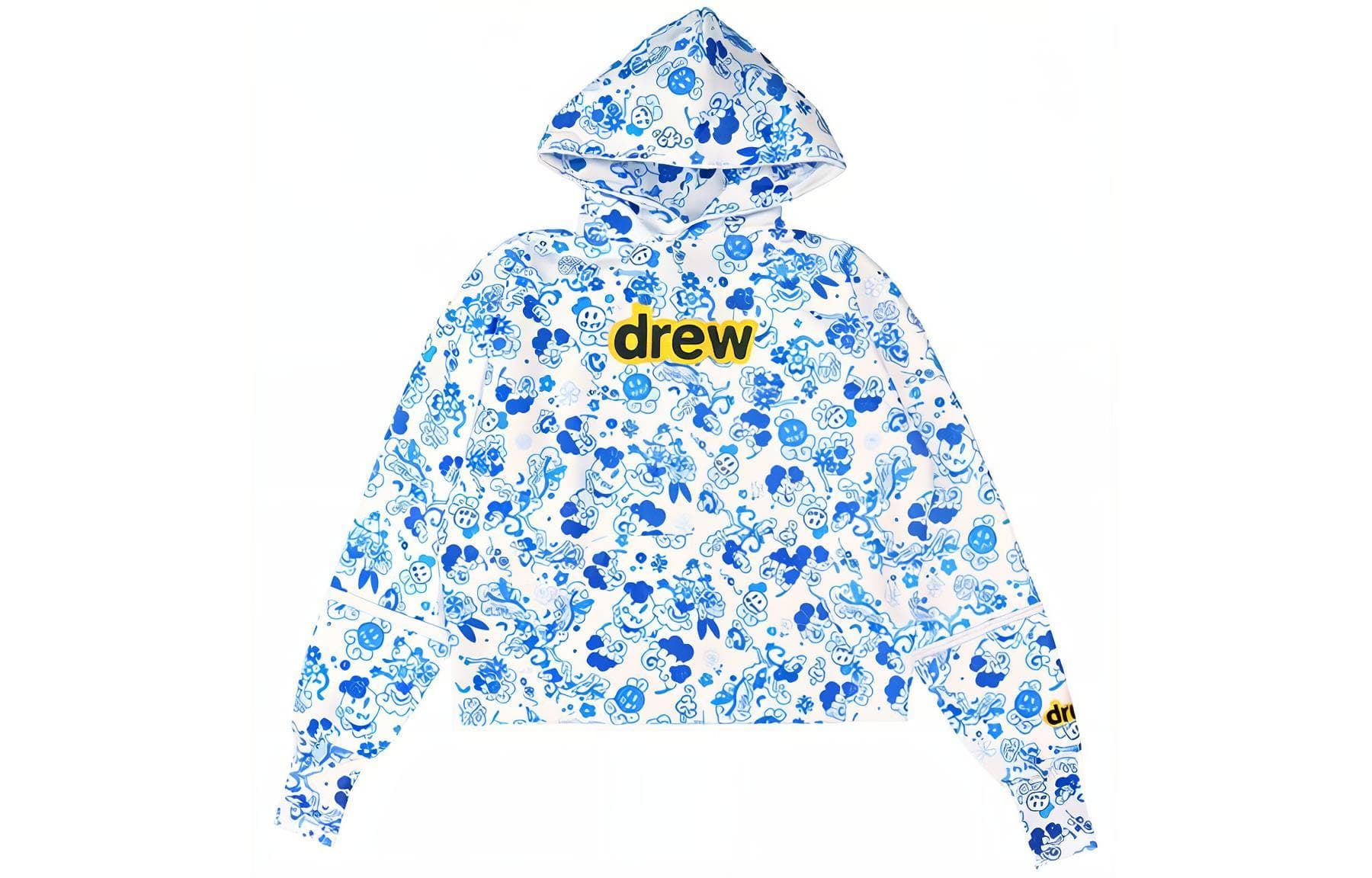 Худи Drew House Secret Deconstructed Hoodie blue danude - изображение 1
