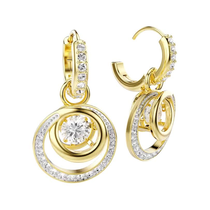 Серьги Swarovski Hyperbola Серьги с синтетическим кубическим цирконием Унисекс Белые - изображение 2