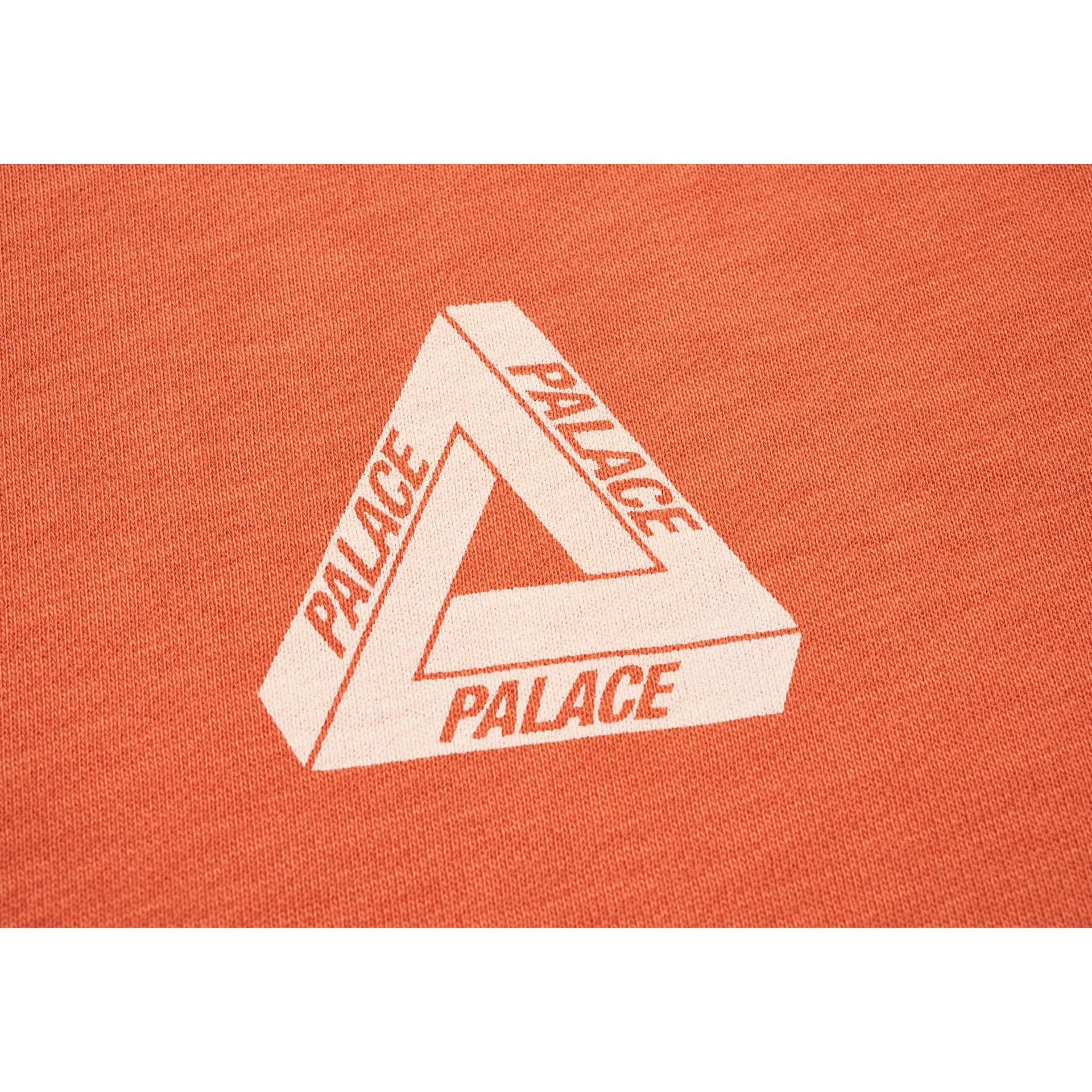 Худи PALACE FW21 Slub Crew Orange - изображение 3