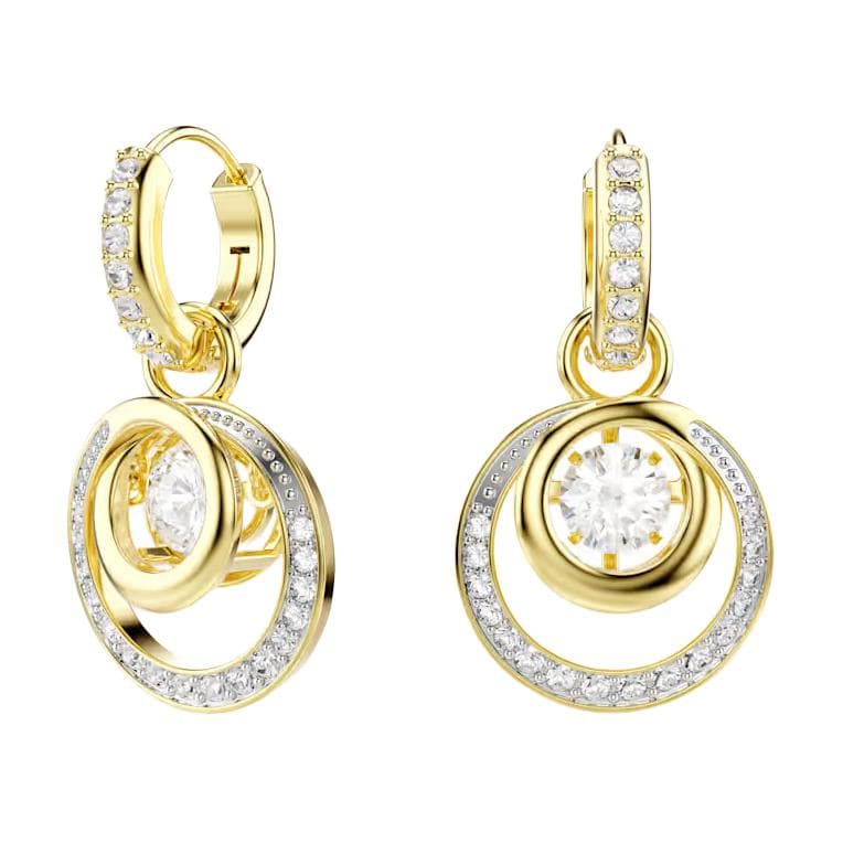 Серьги Swarovski Hyperbola Серьги с синтетическим кубическим цирконием Унисекс Белые - изображение 1