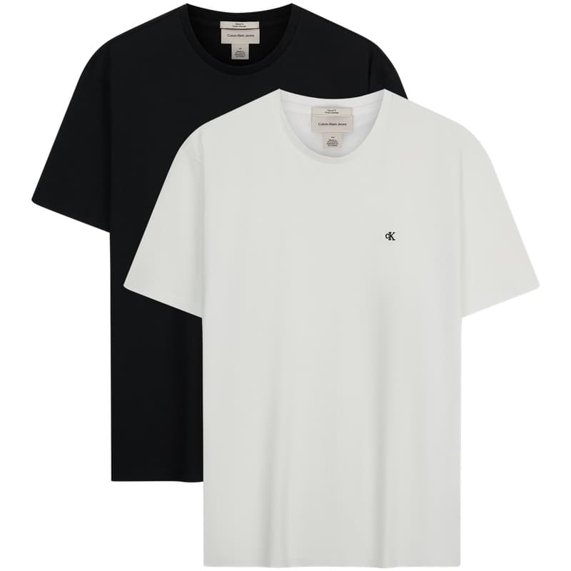 Футболка Calvin Klein T-рубашка мужская 2 упаковки - изображение 1