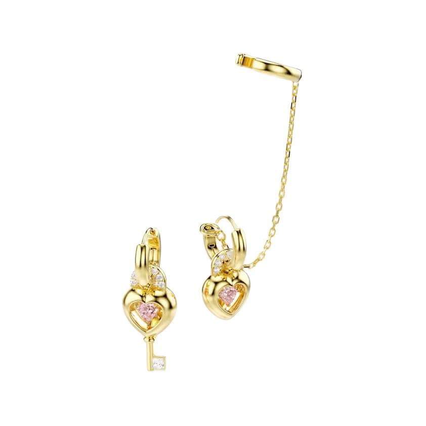 Серьги Swarovski Idyllia Серьги с синтетическим кубическим цирконием Унисекс Розовые - изображение 3