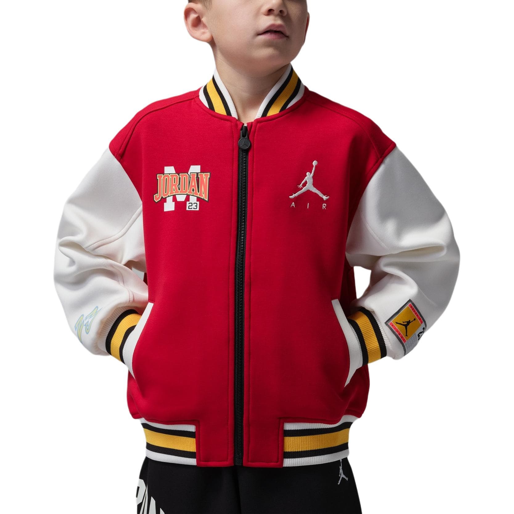 Jordan x Dynasty CNY Вязаная детская куртка Повседневный модный - изображение 1