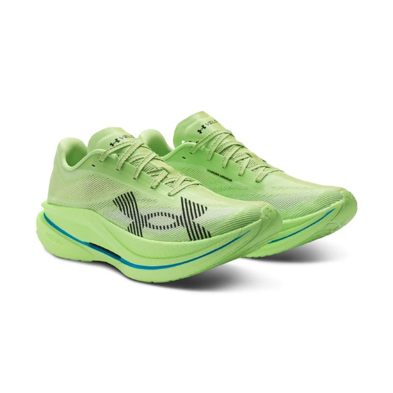 Кроссовки для бега Under Armour Velociti Elite 3 Дышащий Low Топ Марафон Гонки Беговые кроссовки Унисекс Неоновый зеленый - изображение 3