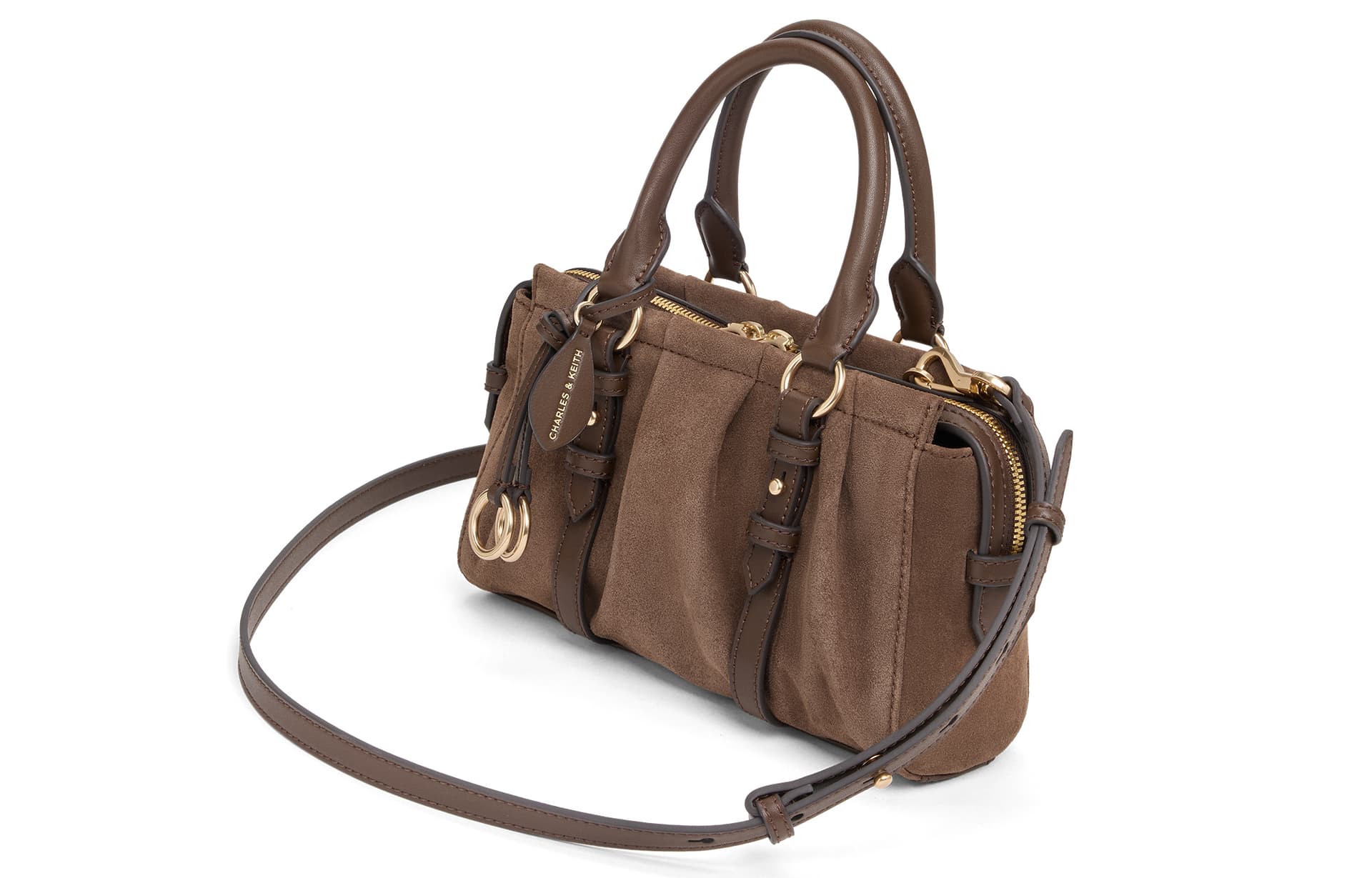 Сумка CHARLES KEITH Charles Keith Сумка из синтетической кожи маленькая женская - изображение 3