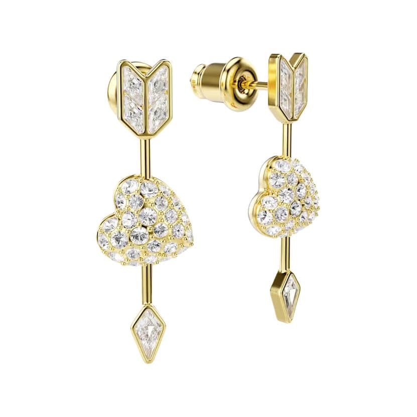 Серьги Swarovski Серьги с синтетическим кубическим цирконием Унисекс Белые - изображение 3