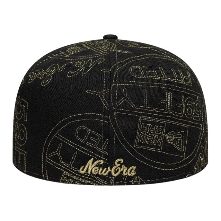 Кепка new era Полиэфирное волокно Кепки Унисекс Черный - изображение 3