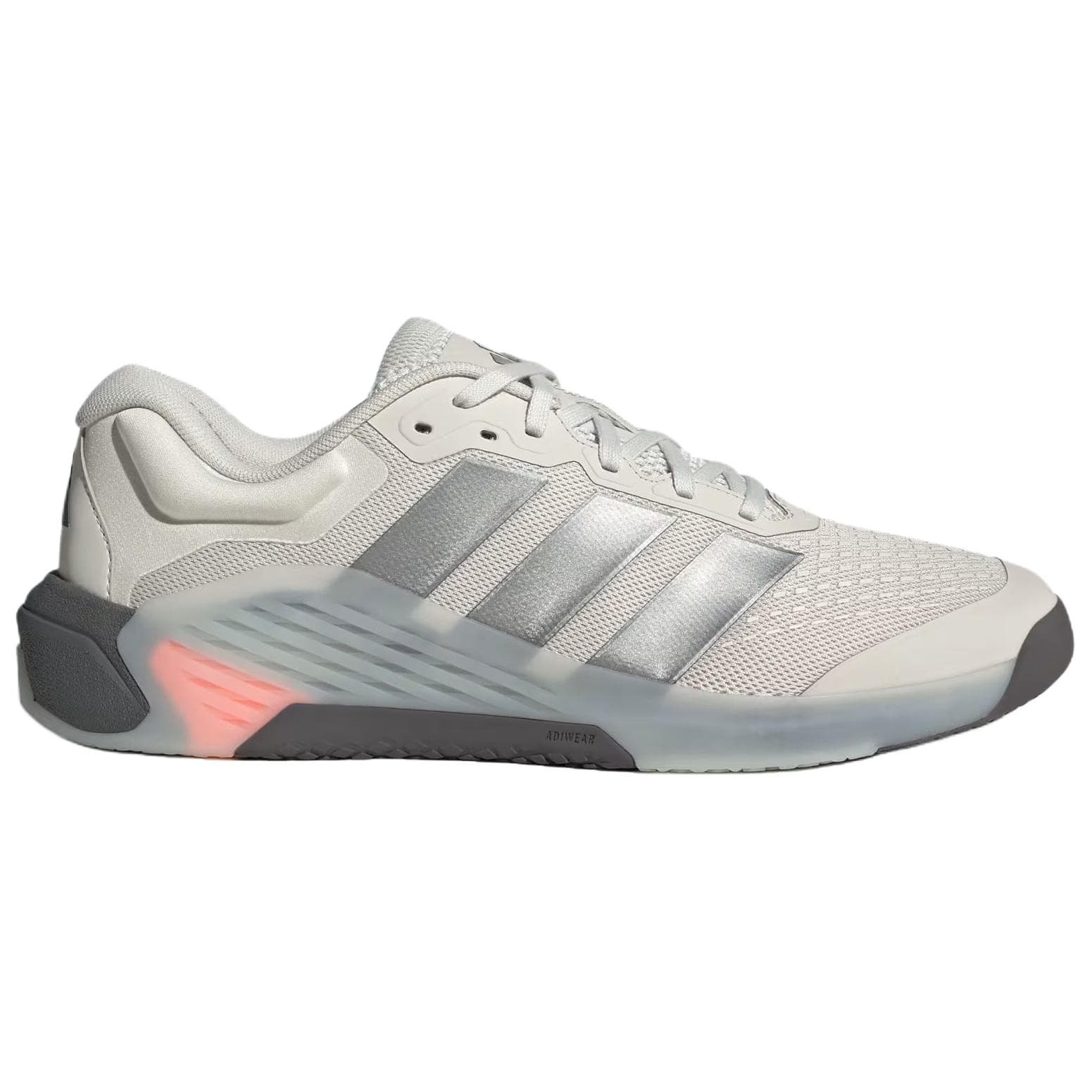 Кроссовки для спортзала Adidas DROPSET 4 Тренировочные кроссовки Мужские Светло-серый Серебряный - изображение 2