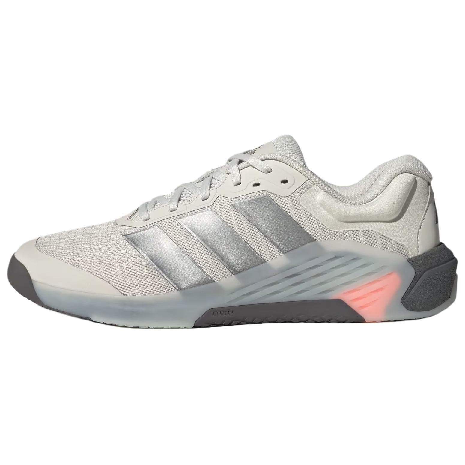 Кроссовки для спортзала Adidas DROPSET 4 Тренировочные кроссовки Мужские Светло-серый Серебряный - изображение 1