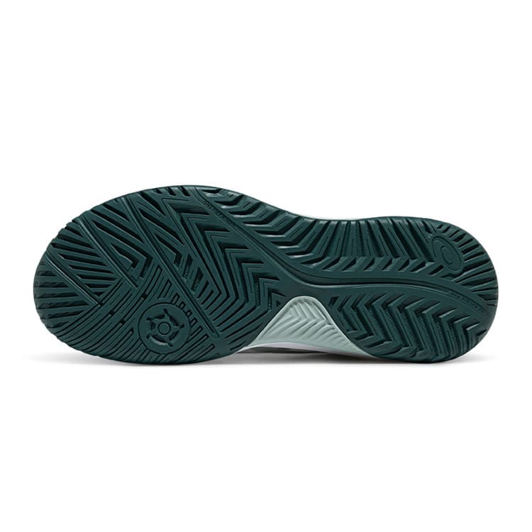 Asics Gel Dedicate 8 противоскользящие низкие детские кроссовки для тренировок белые и зеленые детские - изображение 5