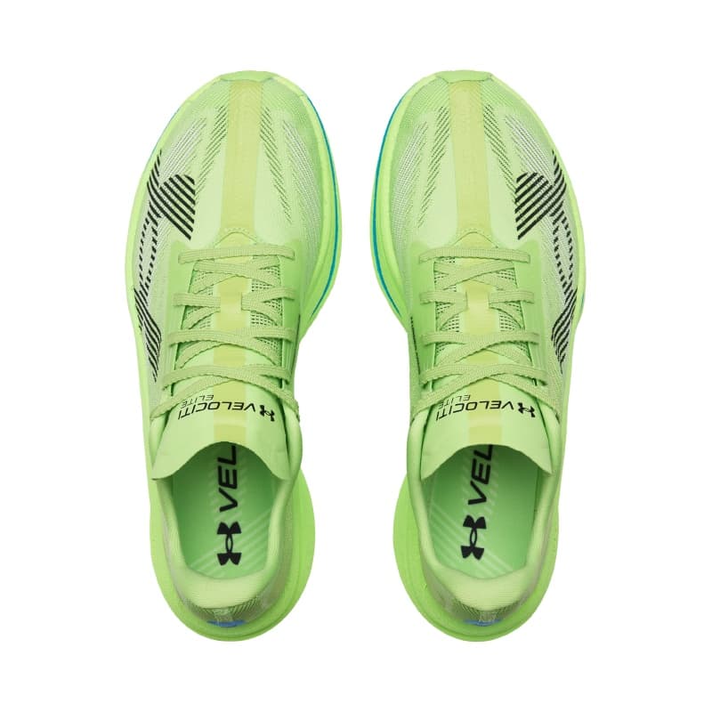 Кроссовки для бега Under Armour Velociti Elite 3 Дышащий Low Топ Марафон Гонки Беговые кроссовки Унисекс Неоновый зеленый - изображение 4