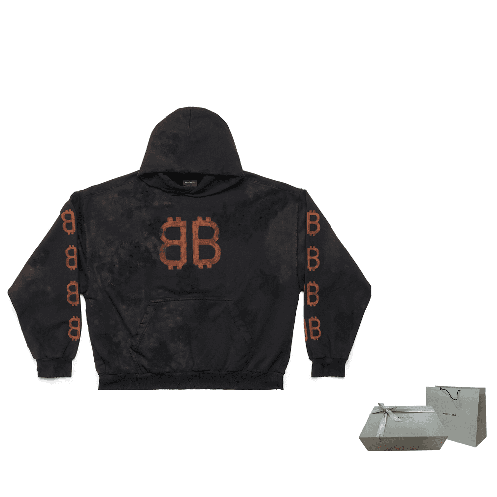 Худи Balenciaga FW23 Hoodie Black - изображение 5