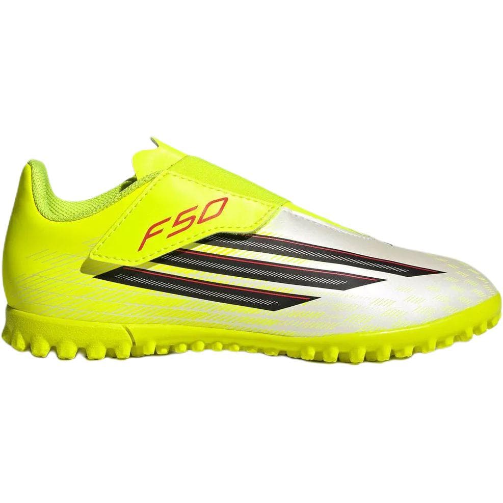 Бутсы Adidas F50 CLUB Low Топ Детская футбольная обувь Желтая Детская - изображение 2