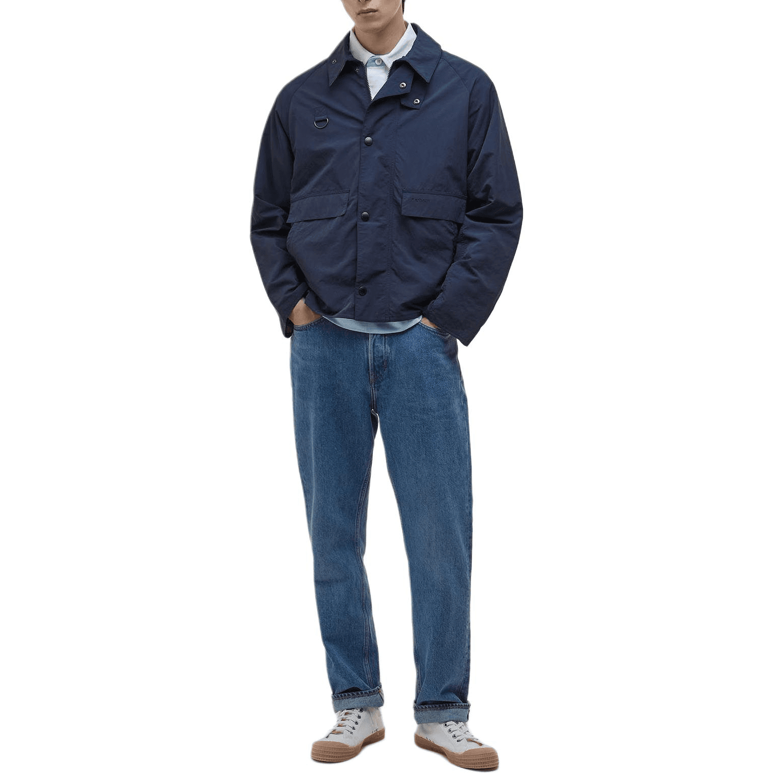 Куртка Barbour Куртки и Пальто Мужской Классический Морской Синий - изображение 6